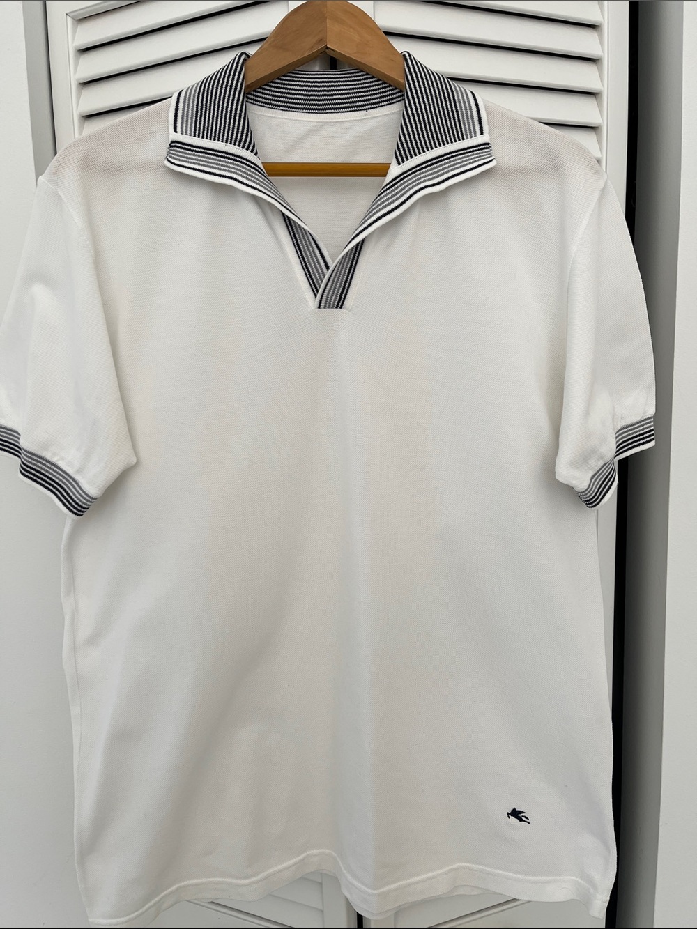 Etro Spread Collar Polo